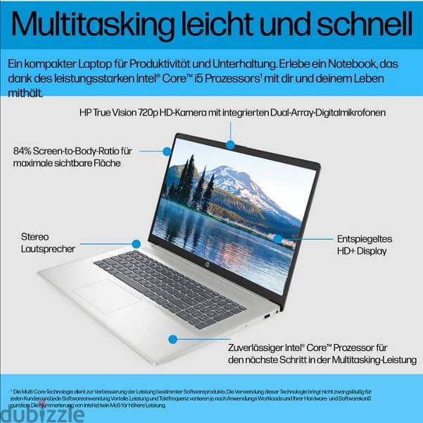 HP 17-cn3264ng Notebook (43,9 cm/17,3 Zoll, Intel Core 2