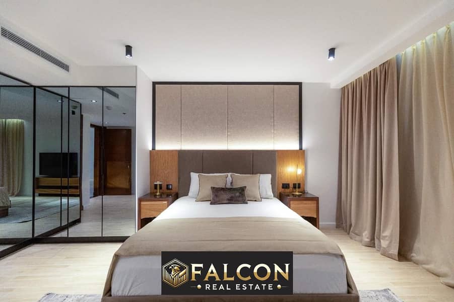 Apartment with hotel services with a 10% down payment in the Marriott Residence near Cairo Airport directly on Al Thawra Street 0