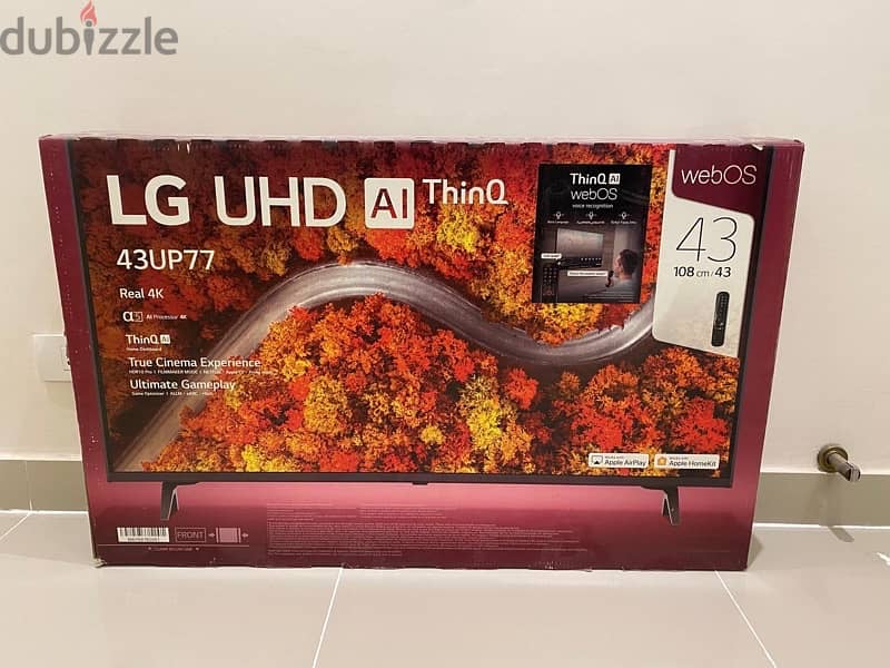 شاشه LG 43 inch للبيع او للبدل ب 65 inch 2