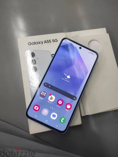 Samsung galaxy A55 with only box 128gb