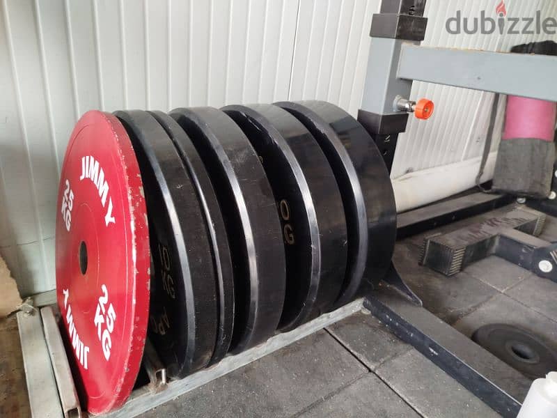 150 kilos Black Bumper APOLLO Plate set 9