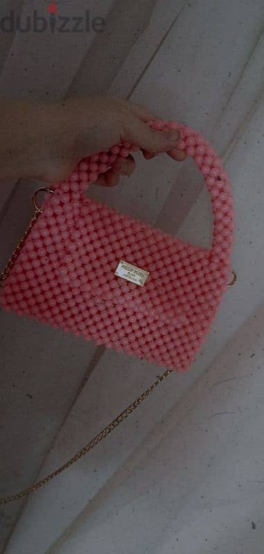 handmade bag, شنطة هاند ميد خرز 1