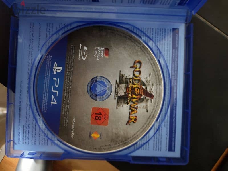 CD god of war 3 remastered زيرو 2