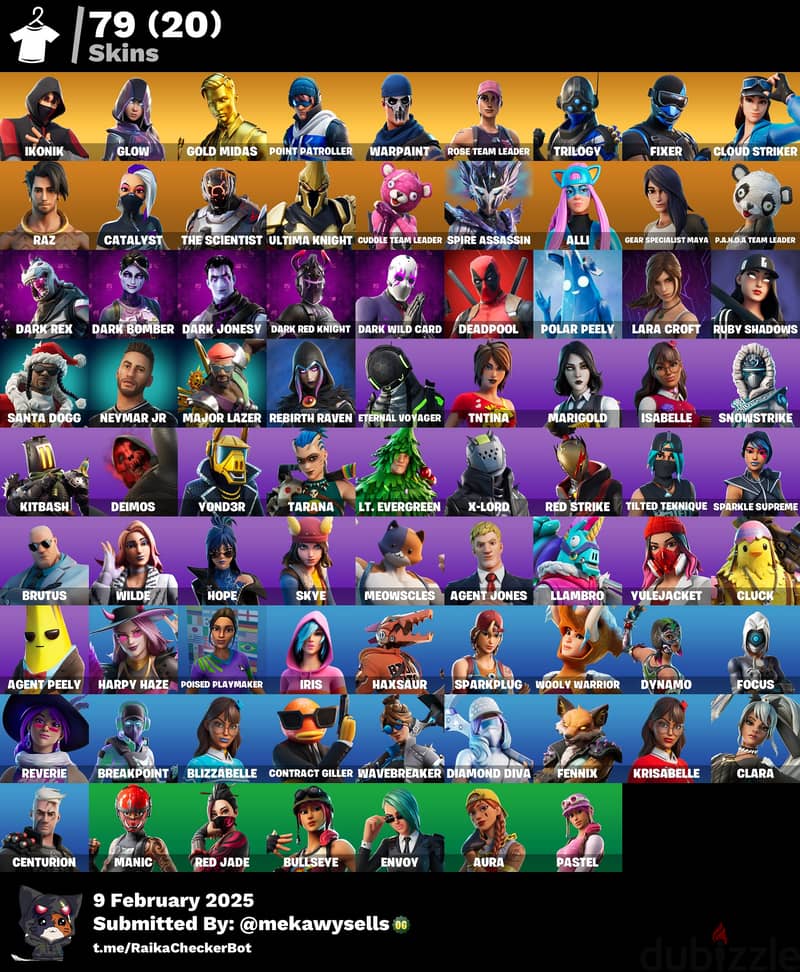 ikonik + glow Fortnite Account 0