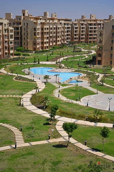 For quick sale, a 130m super deluxe apartment in Garden Hills Compound in 6th of October City