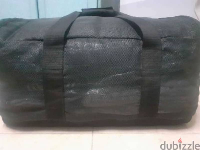 duffel bag black 2