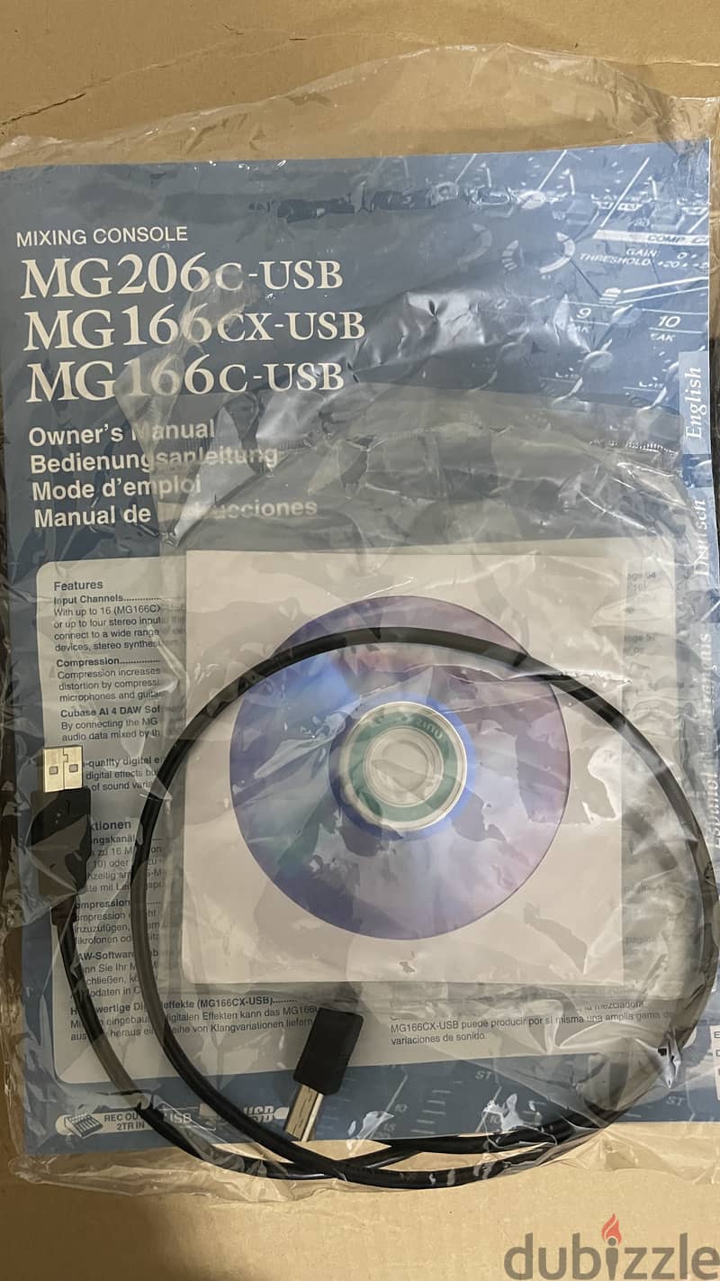 ميكسر ياماها MG166cx usb العملاق جديد وحالة الاستخدام (يوم واحد) 8