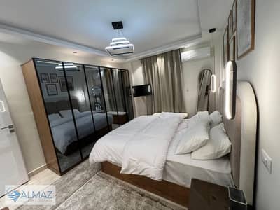 A fully furnished and air-conditioned first apartment for rent in Gardenia City Compound in Zone 1 in Nasr City