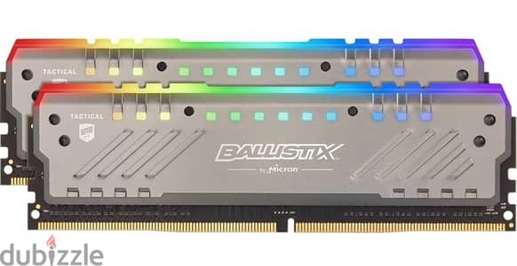 Crucial Ballistix Tactical Tracer RGB, DDR4, 16 GB (8 GB x 2), 3000MHz