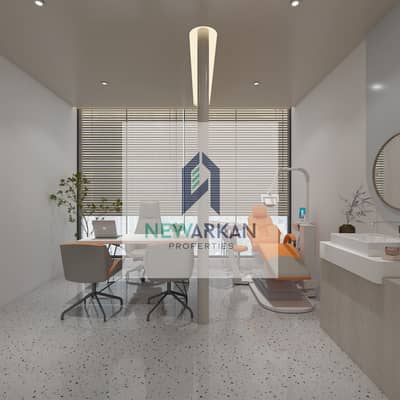 Clinic for sale with high-end finishing and AC, instalments for the longest period, next to the largest residential density in 6th of October City