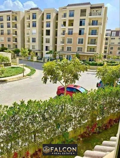 For sale, an apartment in the most distinguished and elegant compound in Al Mustaqlal City, next to Madinaty, in Saray Compound, with a 10% down payme