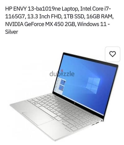 HP envy laptop