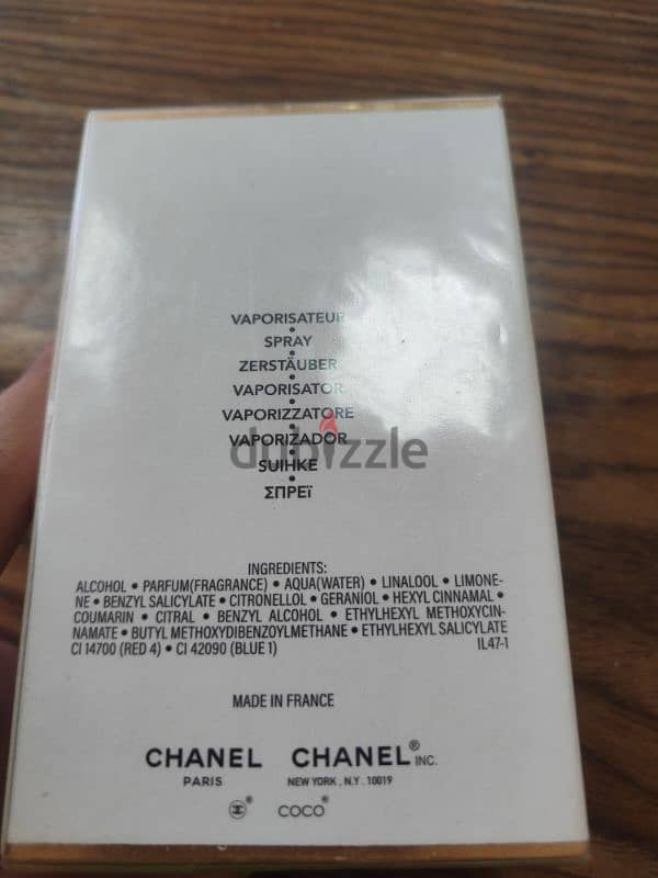 perfume Coco channel madmosille original with par code and serial 1