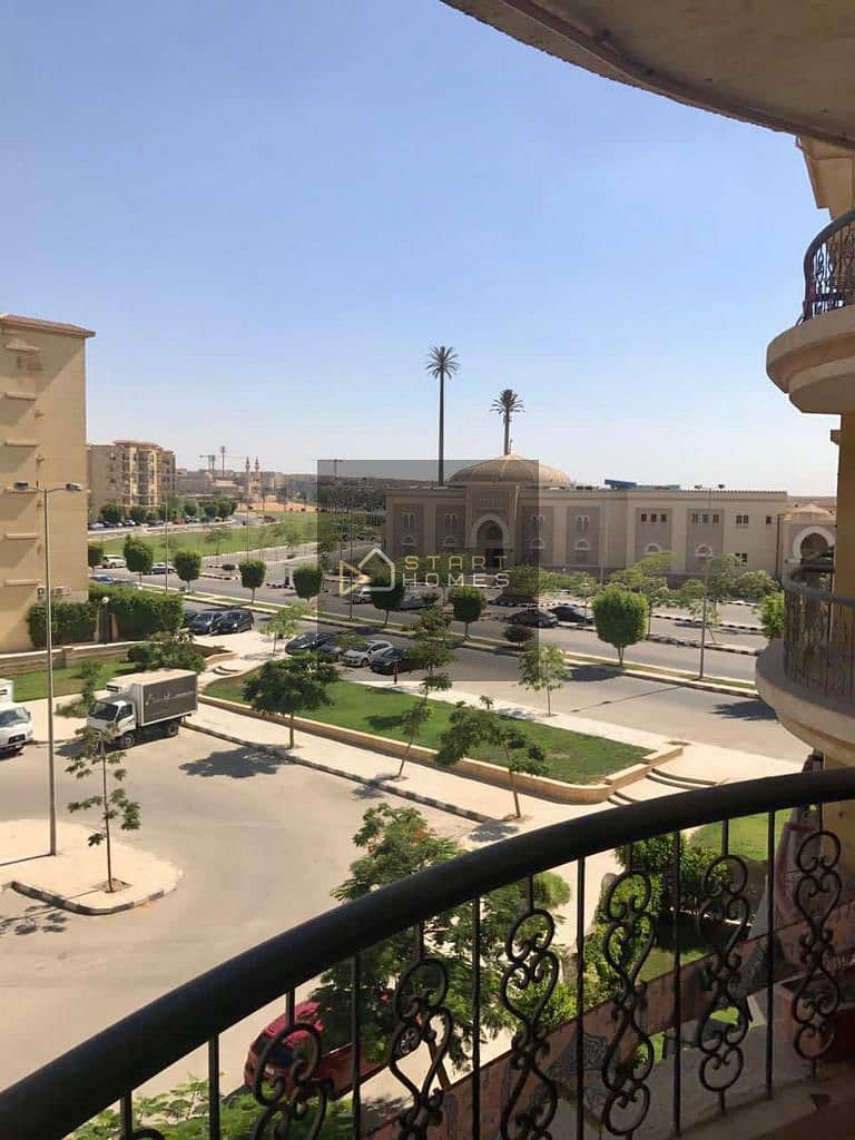 In front of the mosque and steps to the market, a furnished apartment for rent in Al-Rehab 0