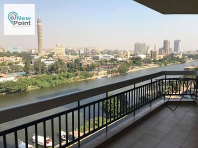 Without down payment, receive a fully finished apartment with air conditioners, furniture and appliances on the Nile Corniche in Cairo