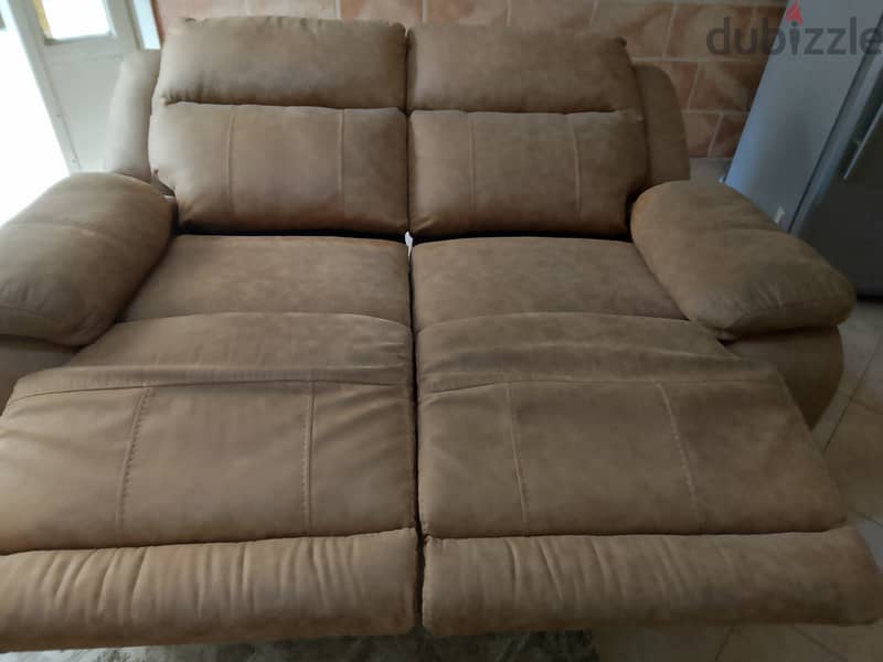 American Furnture Recliner Lovers seat Sofa Model Newportكنبه ريكلاينر 7