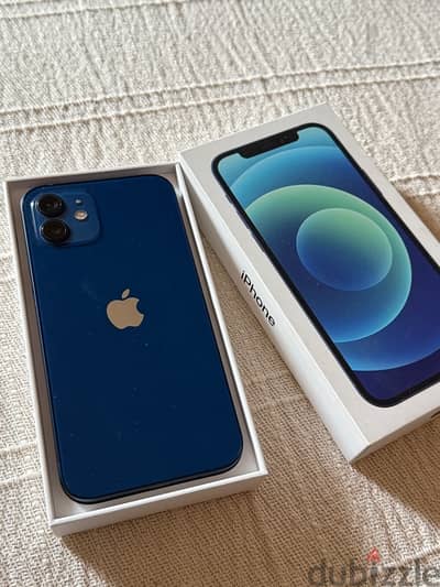 IPhone 12 Midnight blue/ ايفون ١٢ ازرق