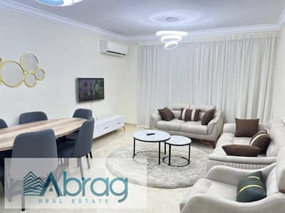 3-room apartment for rent, furnished with appliances, first residence, Dar Misr Compound, District 12, Sheikh Zayed