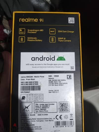 realme 9i with good condition