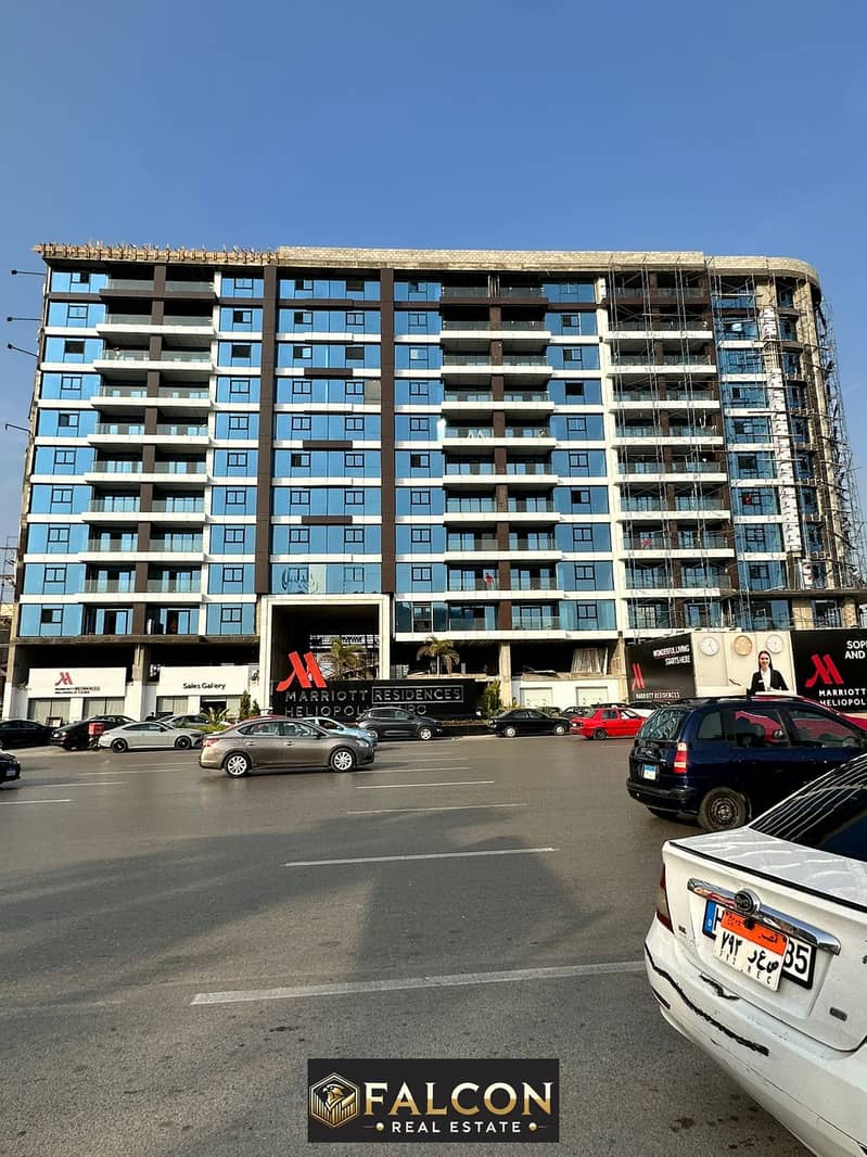 READY TO MOVE NOW !! A hotel apartment managed by the Marriott Hotel, finished with air conditioners and a garage, Al-Thawra Street, Heliopolis 0