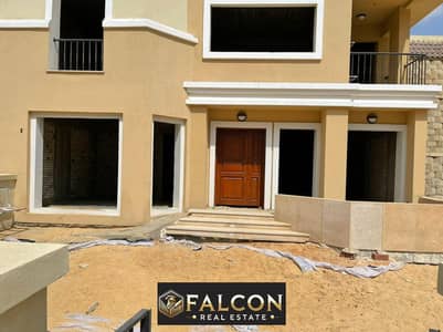 Luxury palace design villa for sale in New Cairo Contract with the first installment for a limited period Prime location on Suez Road