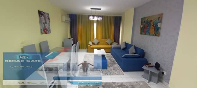 Furnished apartment for rent, 108 sqm, in Al-Rehab