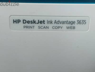 HP DeskJet Ink Advantage 3635 All-in-One Printer with Wi-Fi + 2 Cart.