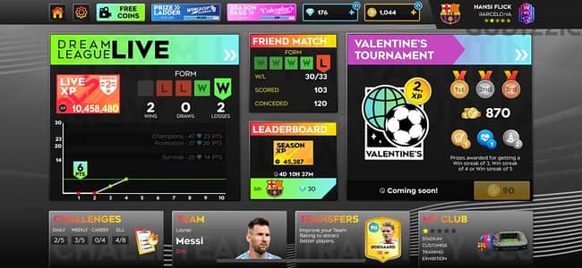 حساب dream league  جاهز و متمكس