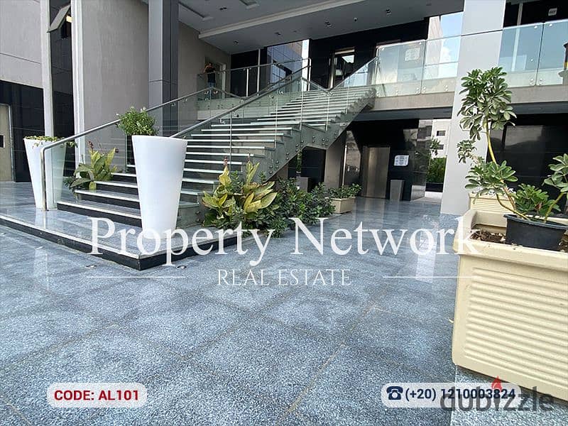 Fully Finished Office space 58 m2 for Rent, North Lotus-New Cairo , with AC 0