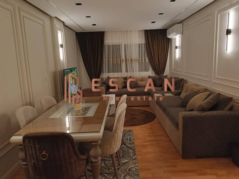 Modern furnished apartment for rent in Madinaty in first residential condition B12 0