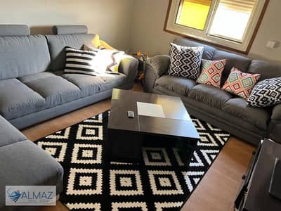 Fully furnished and air-conditioned apartment for rent in the first settlement in Yasmine 4 villas 200 meters