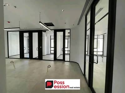 Administrative office for sale fully finished in the Fifth Settlement, Teseen Street, next to Cairo Festival in front of Nakheel Compound,6yeasr inst