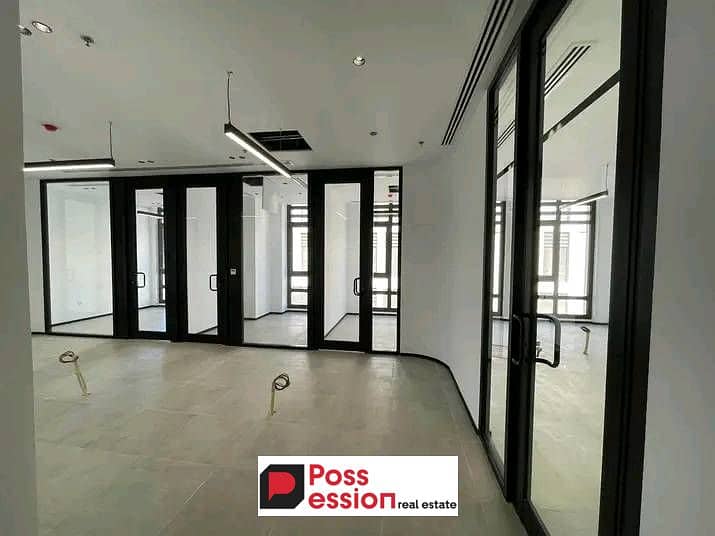 Administrative office for sale fully finished in the Fifth Settlement, Teseen Street, next to Cairo Festival in front of Nakheel Compound,6yeasr inst 0