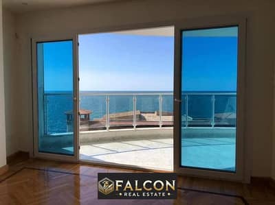 For sale a fully finished apartment on the sea 120 m in El Alamein City North Coast minutes from Marina 7