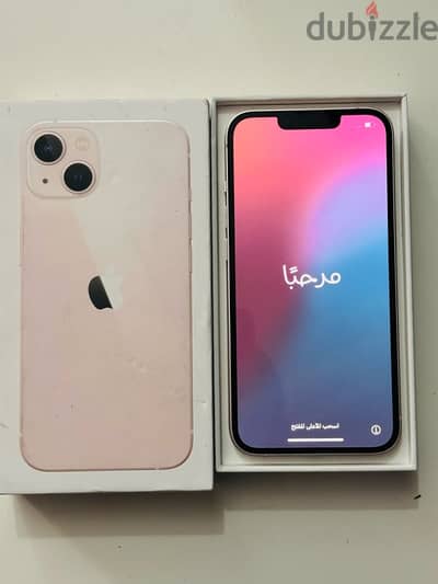 كسر زيرو سعره لقطة iPhone 13 Pink 128 GB Battery 77