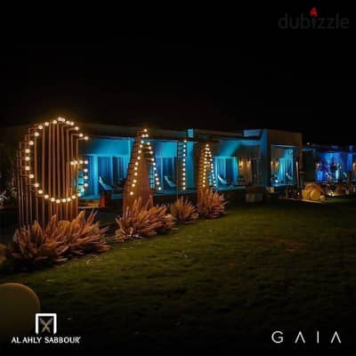 Less than 7 million pounds total, a 3-bedroom chalet for sale with the largest swimming pool, delivery in 2026 in Gaia, North Coast, Ras El Hekma