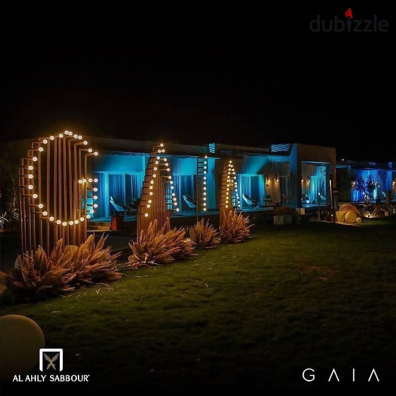 Less than 7 million pounds total, a 3-bedroom chalet for sale with the largest swimming pool, delivery in 2026 in Gaia, North Coast, Ras El Hekma 0