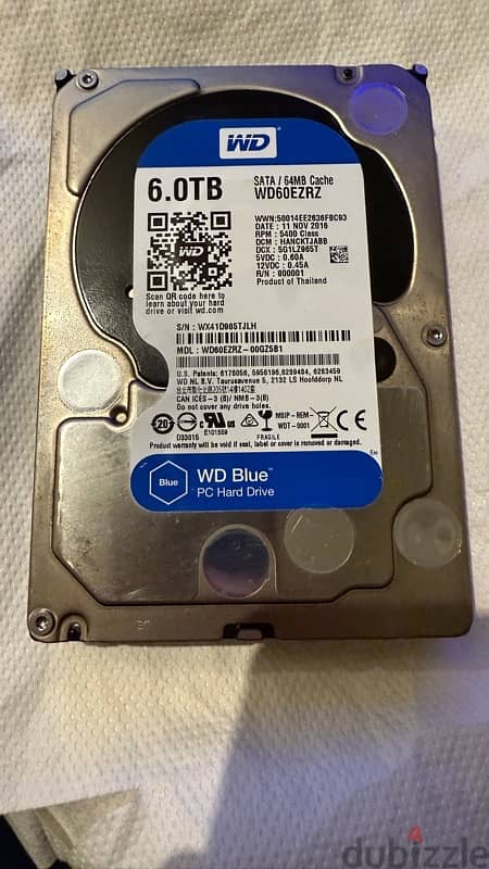 HDD WD 3TB 6TB 2