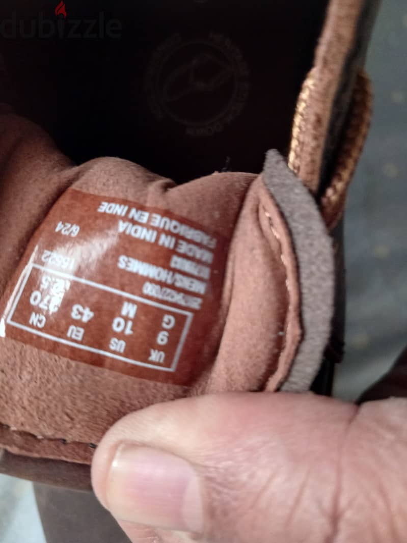 شوز clarks كلاركس اوريجنال مقاس 43 4