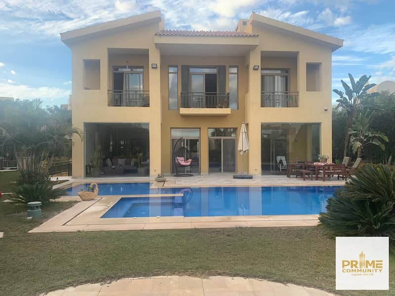 Villa standalone 980 sqm in amazing location an d fully finished with private pool for sale in Allegria Sodic 0