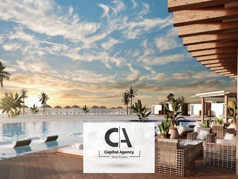 Chalet for sale fully finished  without 0% down payment in Cali Coast Ras El Hekma - special location on the lagoon 0