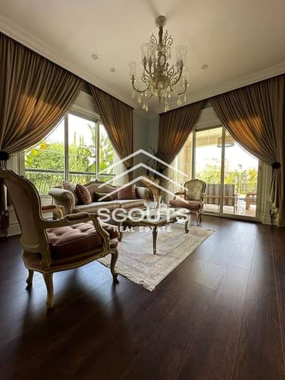 S villa for sale without down payment and installments over 12 years in Sarai, Mostaqbal City, next to Madinaty on the Suez Road, view, landscape