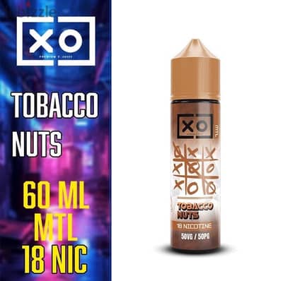 ليكويد توباكو مكسرات 18 نيكوتين الزجاجة 60 ml