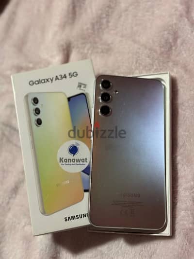 Samsung A 34 كسر زيرو