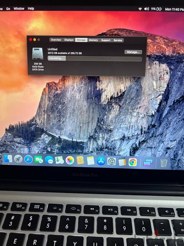 Apple MacBook pro mid 2012 256G 8 G ram 3