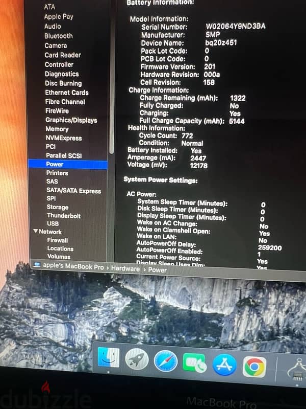 Apple MacBook pro mid 2012 256G 8 G ram 4