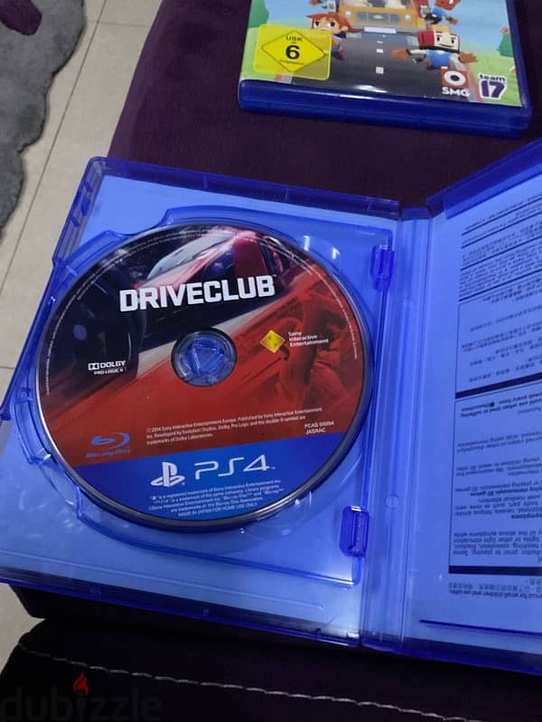 Ps4 Games GTA+Crash+Moving Out+Drive club+Over Cooked 1