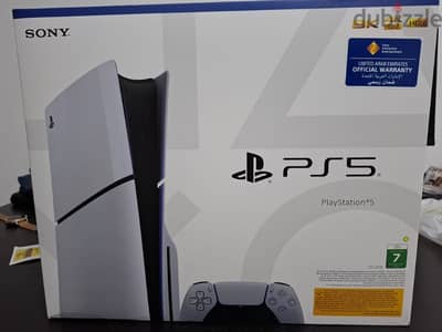 playstation 5 slim CDاستخدام اسبوع اماراتي ضمان سنتين