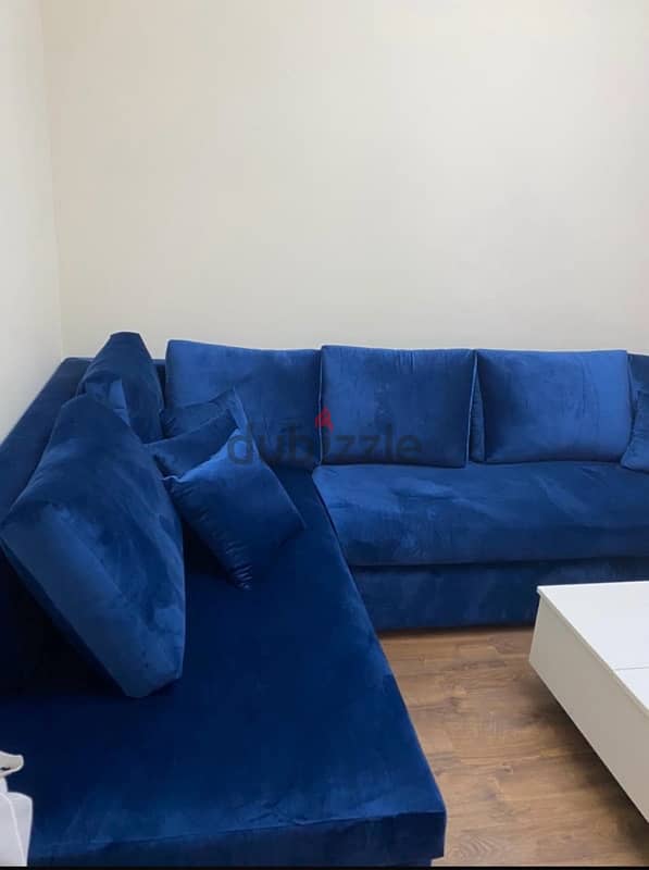 - L Shape living room sofa كنبه ليفينج حرف L 1