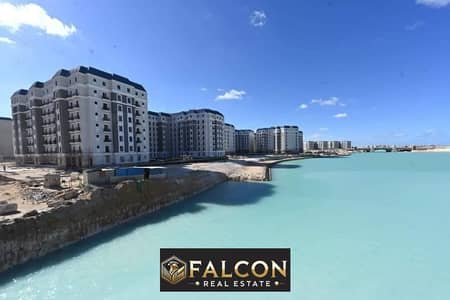 Apartment in the Latin Quarter, ready to move, with a view on the sea, in the heart of New Alamein City, fully finished, with facilities up to 12 year